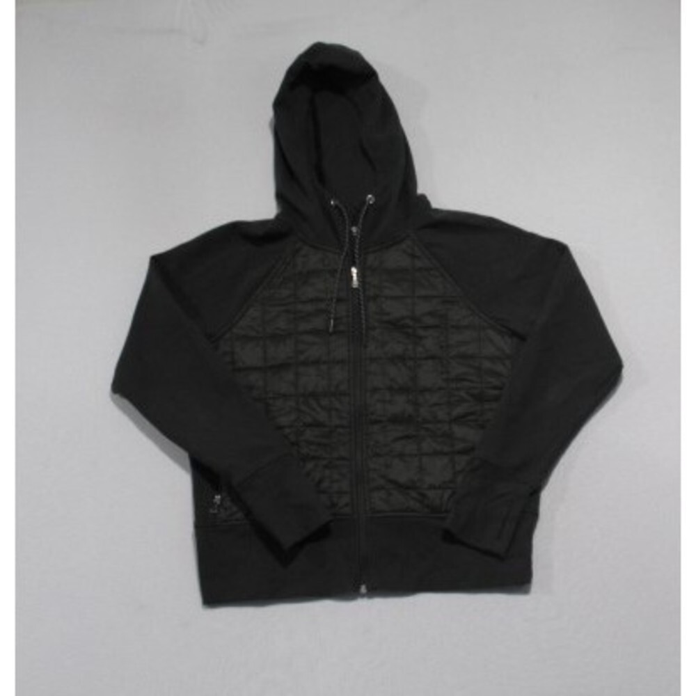 Old Navy Women Black Sweater Hoodie Dynamic Fleece Size Meduim